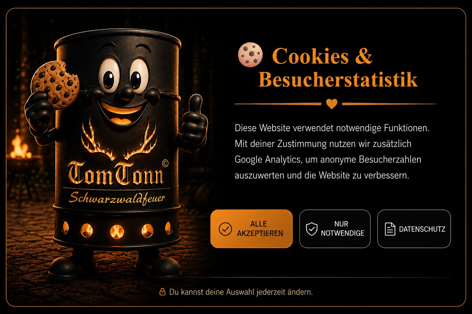 Cookies & Besucherstatistik